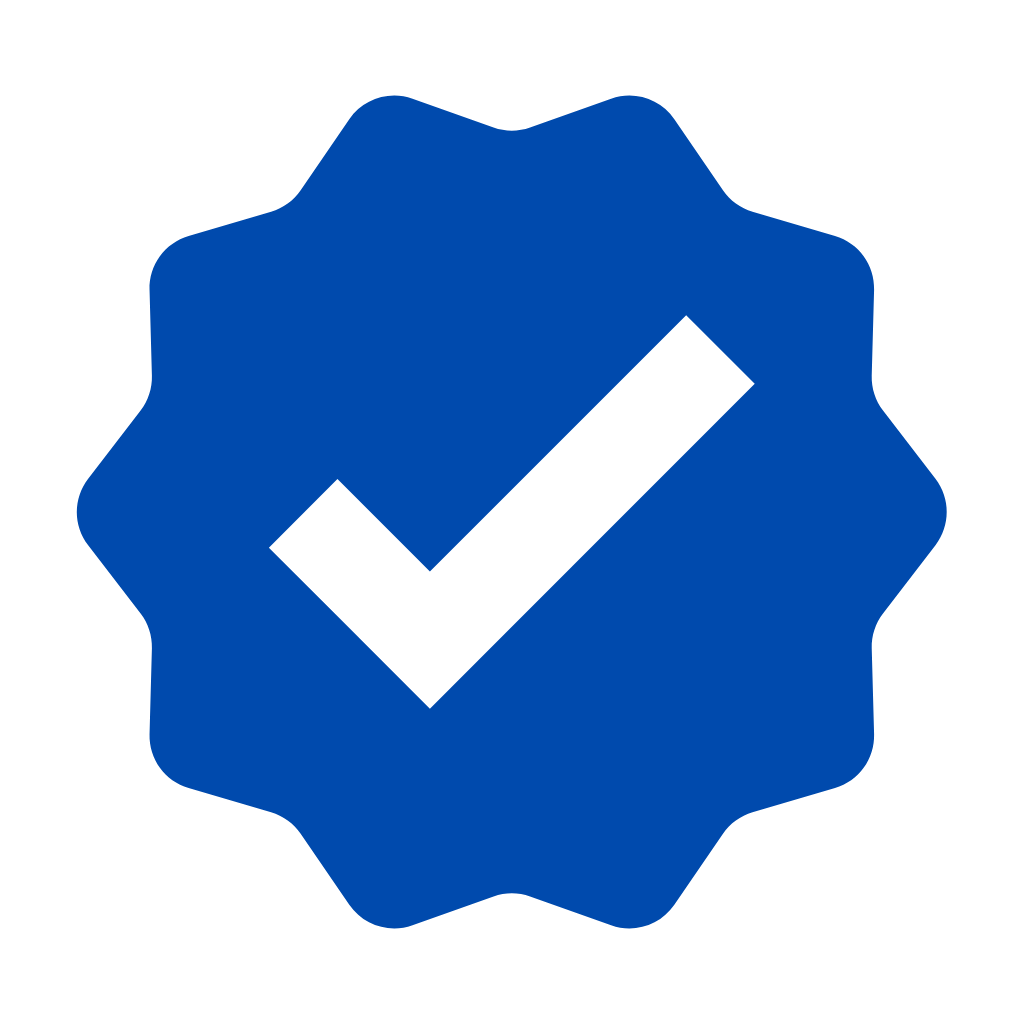 Verified icon representing trusted padel clubs and premium listings.